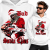 BLUZA Z KAPTUREM ŚWIĄTECZNA BAD SANTA CLAUS